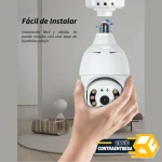 Foco Cámara Wifi de Seguridad 360° - Imagen 4
