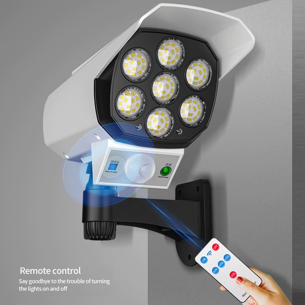 foco solar led Foco Solar Led Tipo Cámara de Vigilancia - Imagen 1