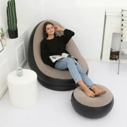 Sofa Inflable + Reposapies