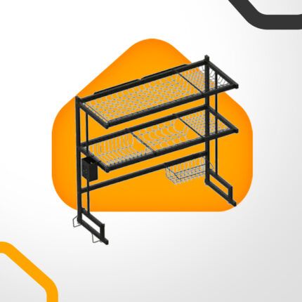 Porta Vajilla de 02 niveles